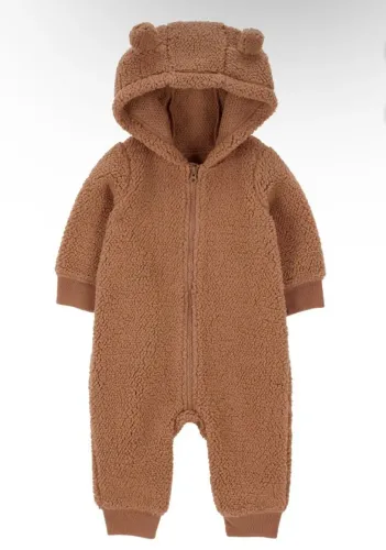 Macacão Sherpa Carter's  tamanhos 0-3, 3-6 e 6-9 meses importados (Novos)