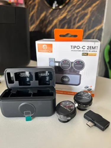 Microfone Lapela Tipo C
