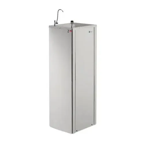 Bebedouro de coluna inox para locais de grande circulação 