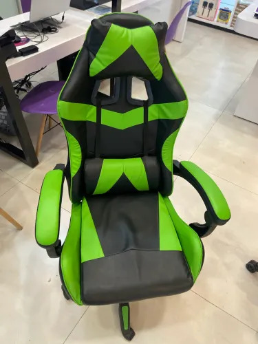 CADEIRA GAMER DE COURO