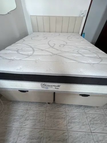 Cama box baú queen NOVA BARATA