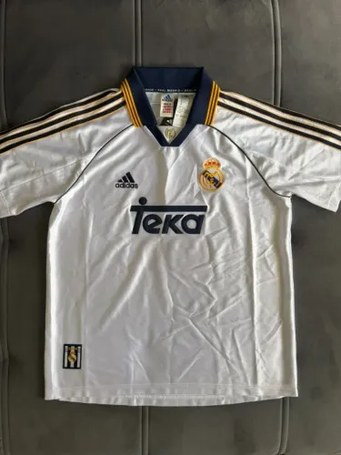 Camiseta Adidas Real Madrid Home Kit 99/00 White