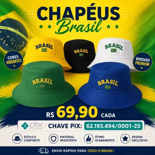 Chapéus seleção brasileira 
