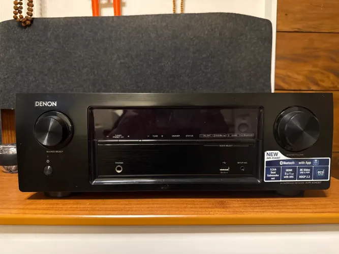 Receiver Denon AVR-X540BT 5.2 Bluetooth 4K HDMI Home Theater