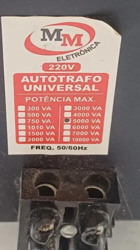 Transformador de voltagem 220v para 110 v , 5000 va