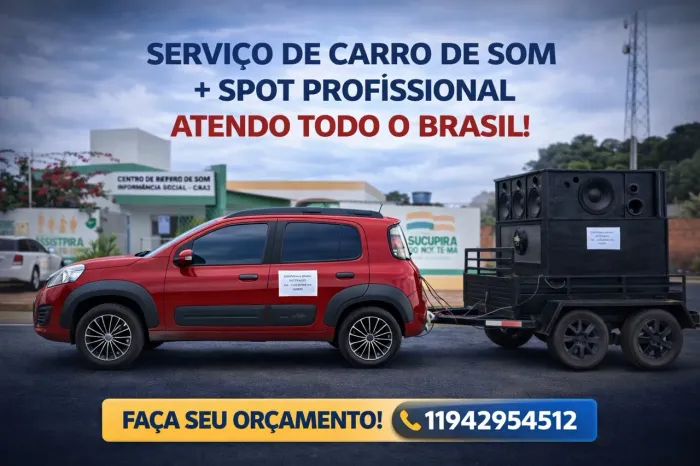 Serviço de Carro de Som todo Brasil