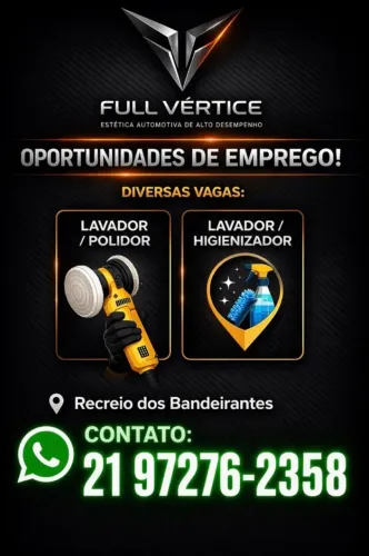 ESTÉTICA AUTOMOTIVA CONTRATANDO