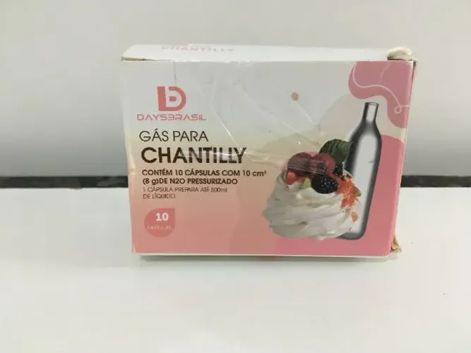 Capsulas de Gás Sifão Chantilly N20 com 10 Unidades Daysbrasil
