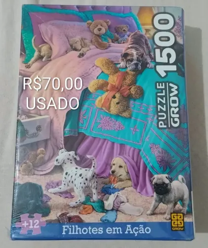 QUEBRA CABEÇA FILHOTES EM AÇÃO