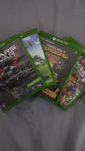 4 jogos de Xbox one mídia física (vendo separado)
