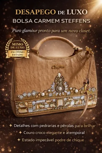 Bolsa luxuosa Carmem Steffens
