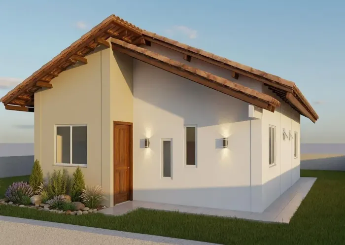 Casa vendida na planta