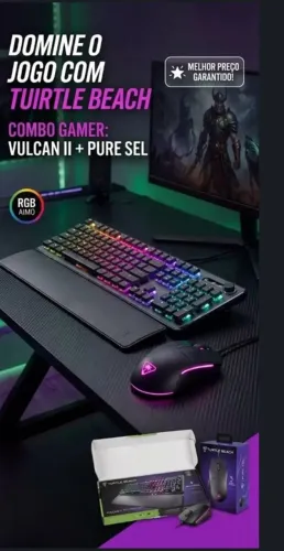 Combo gamer Vulcan II + Pure Sel