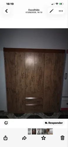 Guarda roupa de solteiro em perfeito estado com o frete e montagem incluso