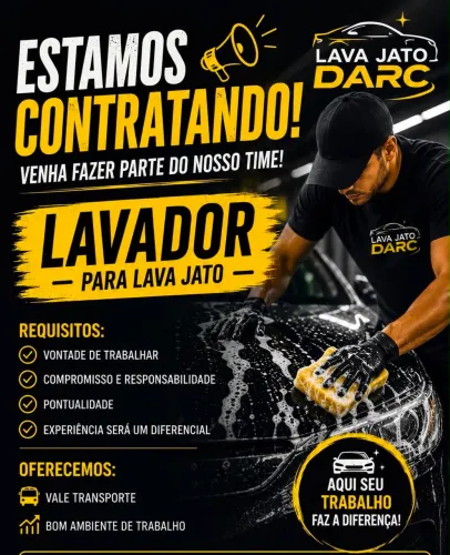 Vaga de lavador