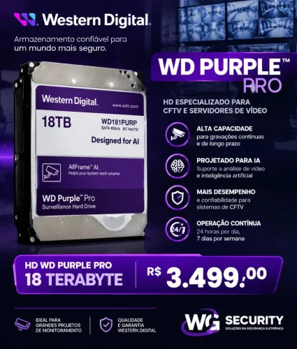 HD 18 TERABYTE PURPLE