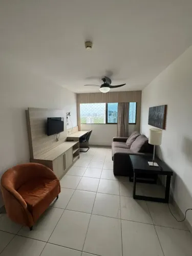 APARTAMENTO PARA ALUGUEL EM BOA VIAGEM PREDIO PADRÃO DE LUXO 57 METROS 2 QUARTOS MOBILIADO