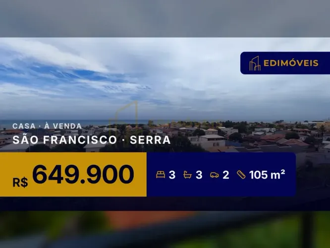 Linda Casa em São Francisco: 3 Quartos, Suíte e Proximidade da Praia!