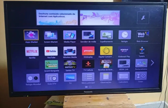 Smart TV Panasonic 32 polegadas LED completa