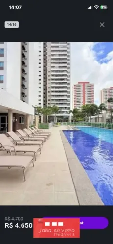 Apartamento para Locação em Brasília, Águas Claras, 3 dormitórios, 3 banheiros, 2 vagas