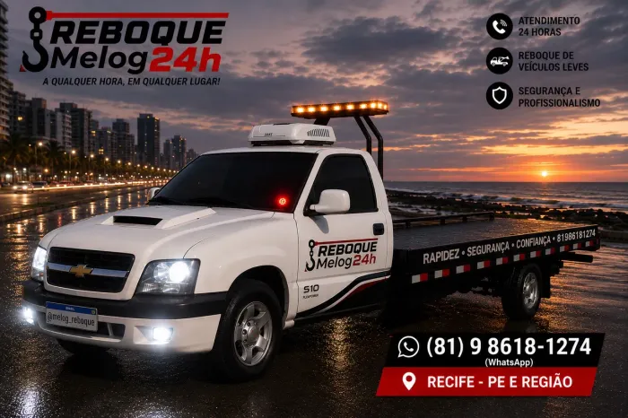 Serviço de auto-socorro com guincho e reboque disponível 24H !!!