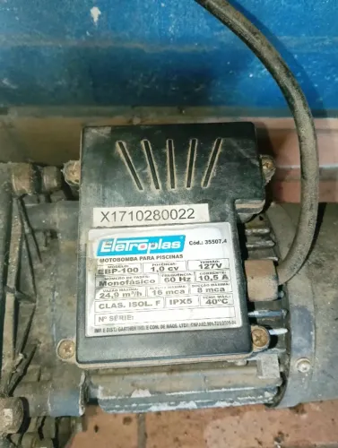 motobomba com pré filtro para piscina eletroplas ebp-100