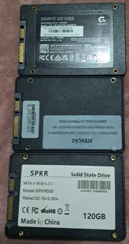 Vendo 3 HD's 128 GB SSD