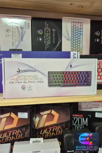 Teclado gamer semimecânico RGB novo, lacrado, com garantia!