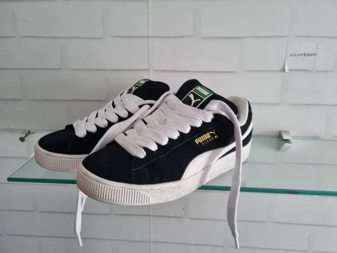 Tênis Puma Suede Xl preto original 