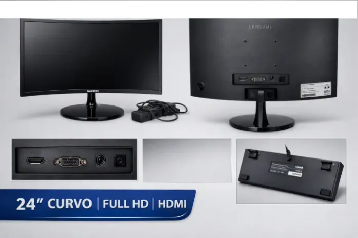 Monitor Samsung Curvo 24" Full HD HDMI - Modelo C24F390FHL