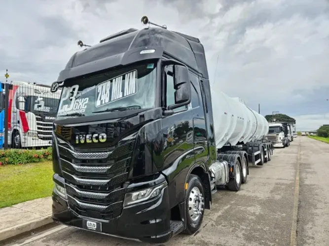 Iveco S-way 480 6x2 Ano 23 Baixo KM Carreta Tanque 4 Eixo GOTTI Ano 25 Multisetas bottom  