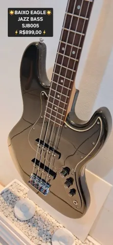 BAIXO EAGLE - JAZZ BASS - SJB005 - BLINDADO E REGULADO