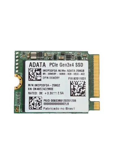 Ssd 256 Gb Adata Im2p33f3a M.2 2230 Pci-e3x4