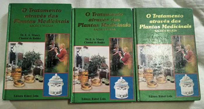 Livros O Tratamento Através das Plantas Medicinais: Saúde e Beleza. Vol. 1, 2 e 3.