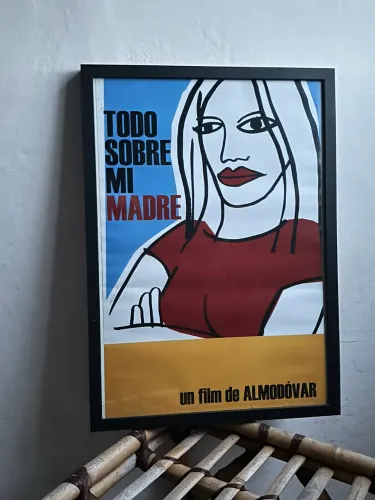 Quadro moldura preta A2 42x59 cm para pôster cinema (poster, decorativo)