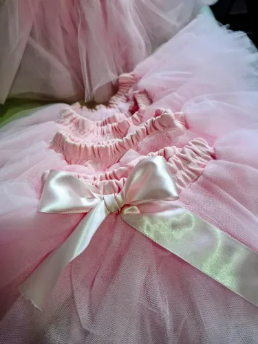 Kit 6 Saias Tutu Rosa Infantil Evidence Ballet Tam. P - Novas