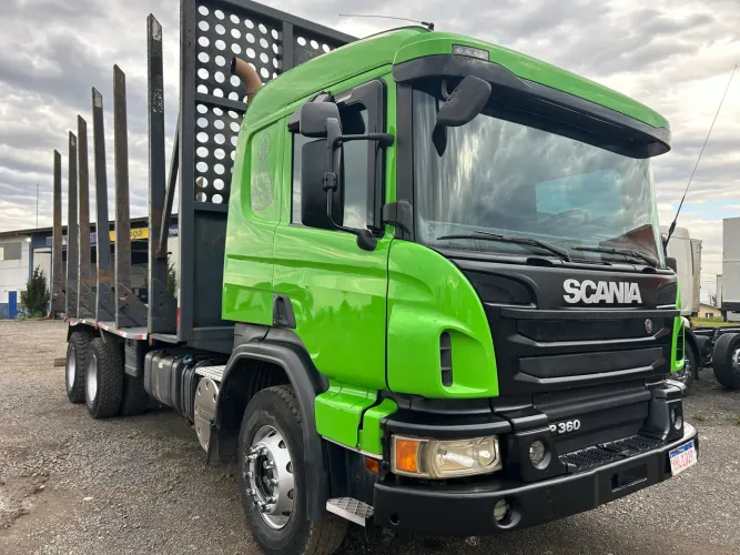 Scania P-360/2015 6x4 C/Plataforma Florestal ótimo estado !!!