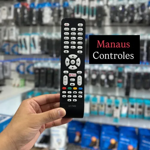 Controle Tv Aoc smart com Botão Netflix - Fazemos Entregas
