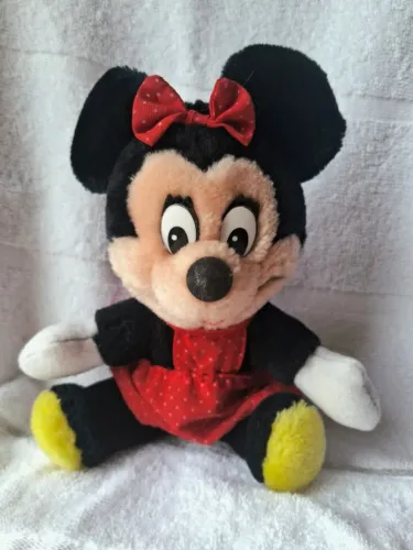 2 Bonecos de Pelúcia Minnie e Mickey Mouse Disney