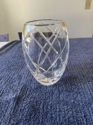 Vaso de cristal da década de 60