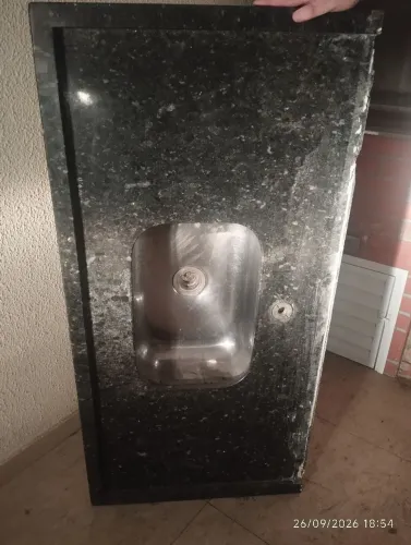 Pia de granito 1,20x60