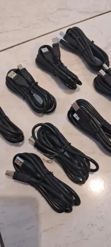 Cabos USB Kit com 10, para Impressora (USB A x B) - Novos/Testados