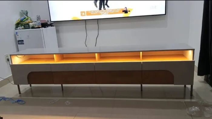 Rack pra tv/ sala com led