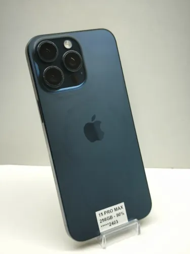 IPHONE 15 PRO MAX 256 - AZUL 90%