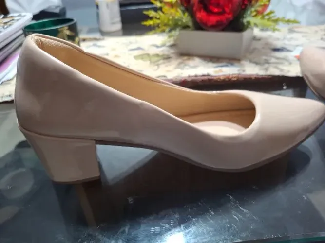 Sapato peep toe tamanho 35