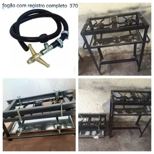 FOGÃO NOVO ALTA PRESSÃO 41 9- * COMPLETOS COM REGISTRO