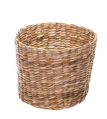 CACHEPO DE PALHA TABOA 20 CM - ESTILO RÚSTICO, BOHO, SUSTENTÁVEL 