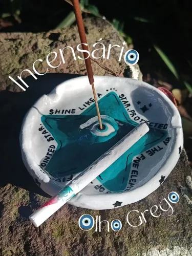Incensário Olho Grego