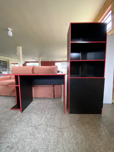 Conjunto Gamer Mesa + Armario
