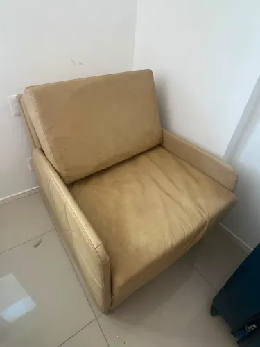 Poltrona sofá cama solteiro